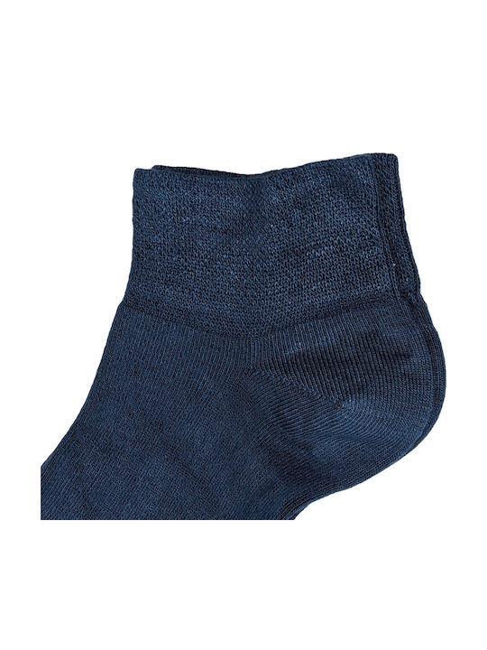 Dal Men's Solid Color Socks DENIM BLUE