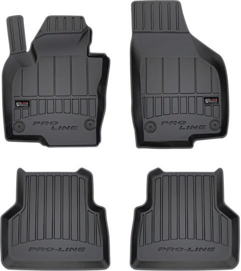Frogum Set of Front and Rear Mats 4pcs for Volkswagen Tiguan 2007-2015 Black