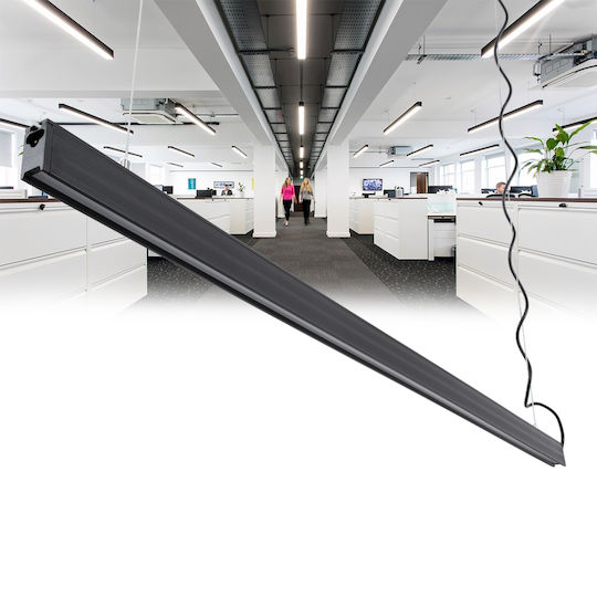 GloboStar Commercial Linear LED Ceiling Light 18W Warm White IP20 L120xD2xH4cm