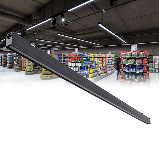 GloboStar LED Lumina liniară Lumină Plafon 18W Alb rece IP20 L120xL2xÎ4cm