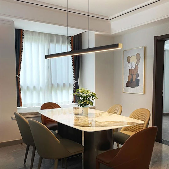 Toolight Κρεμαστό Φωτιστικό Μαύρο LED 80x120εκ.