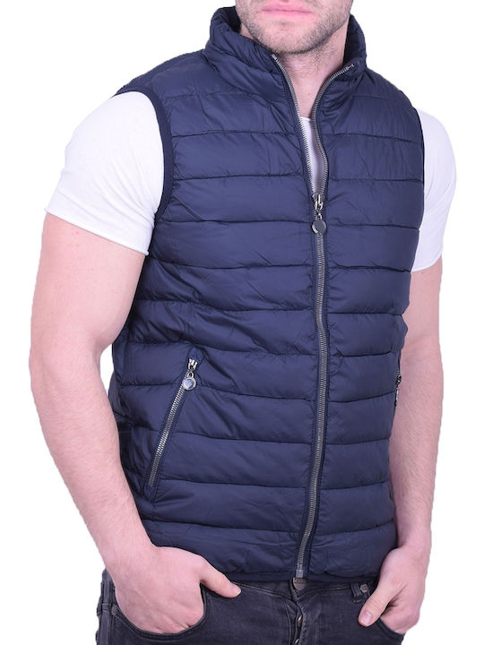 Αμάνικο Μπουφάν Puffer Μπλε