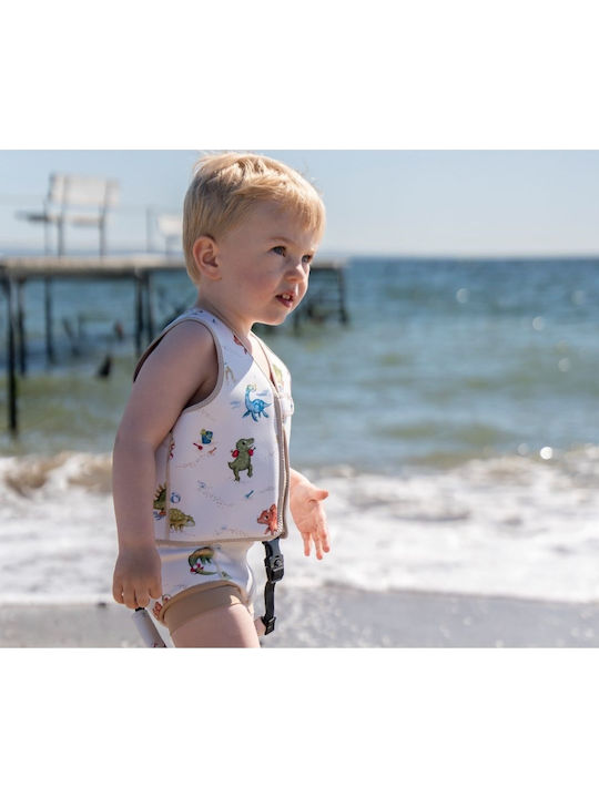 Filibabba Kinder Badeanzug Schwimmwindel Beige