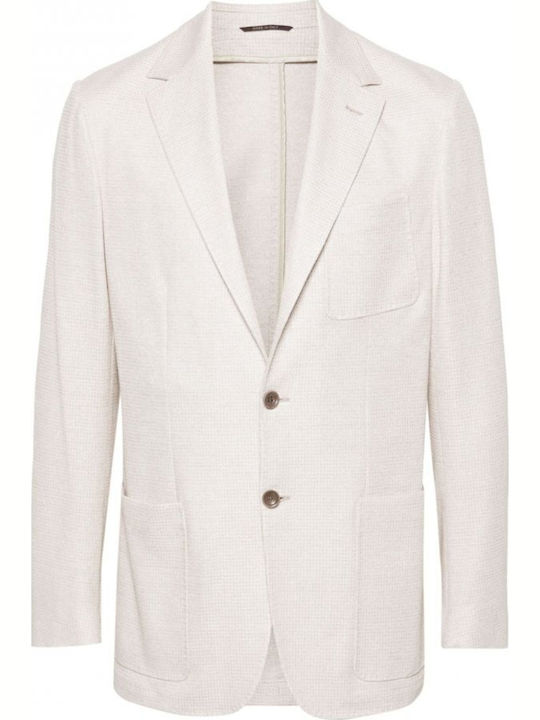 Men's Summer Suit Jacket Beige