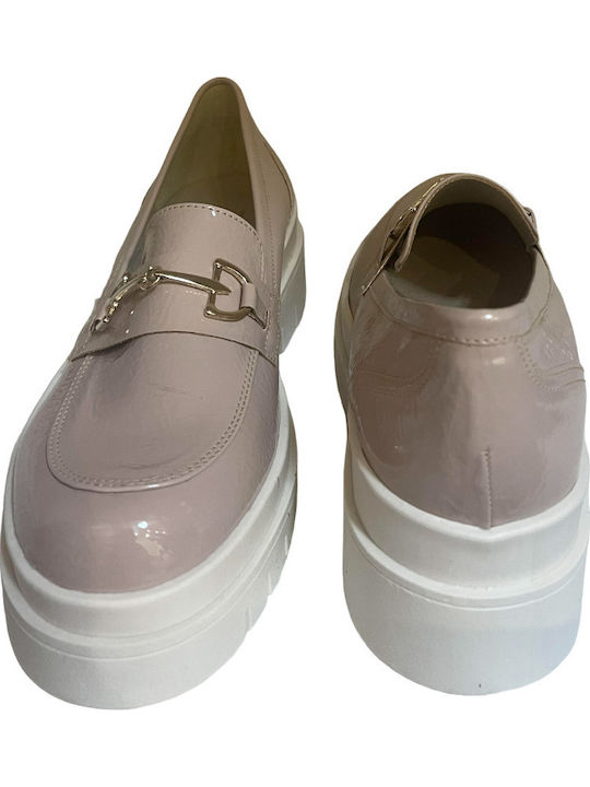 Women's Moccasins in Pink Color