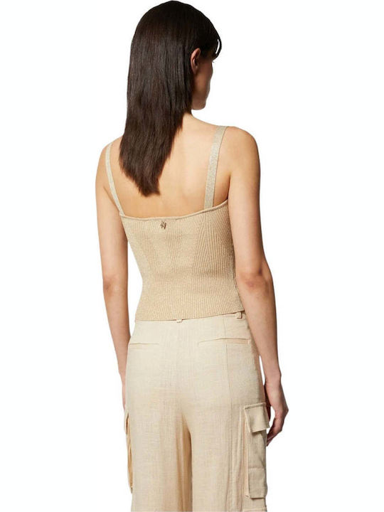 Women's Sleeveless Top Gold