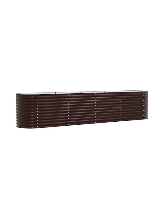 vidaXL Pot Metallic Brown 400x80x81cm.