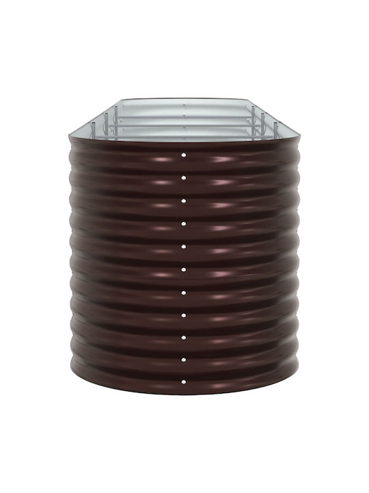 vidaXL Pot Metallic Brown 400x80x81cm.