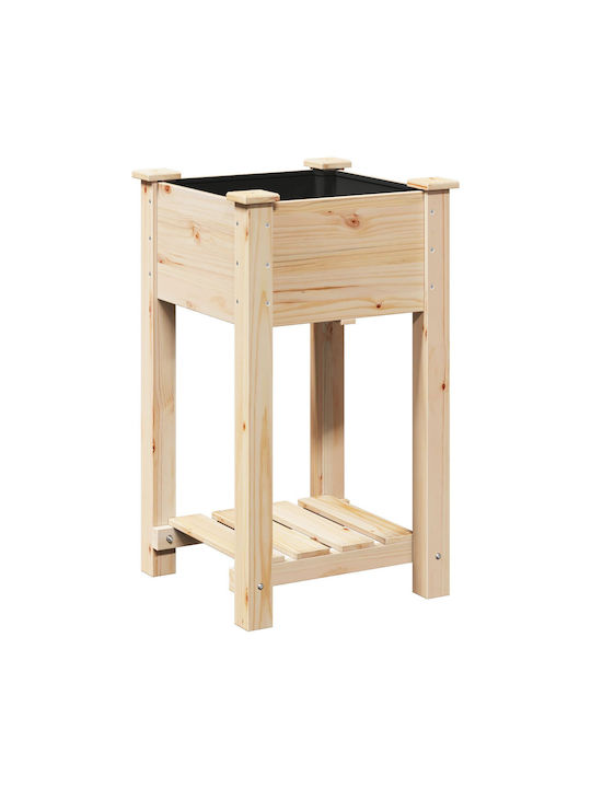 vidaXL Pot Wooden 45x45x76cm.