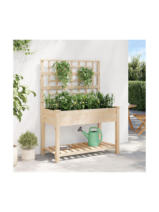 vidaXL Pot Wooden 115x59x152cm.