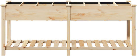 vidaXL Саксия Дърво 203x53x76см.
