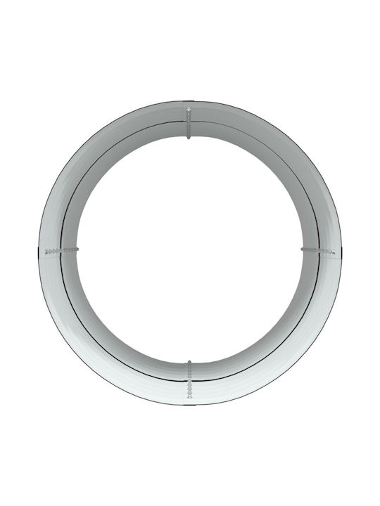 vidaXL Γλάστρα Μεταλλική Καφέ 80x80x81εκ.