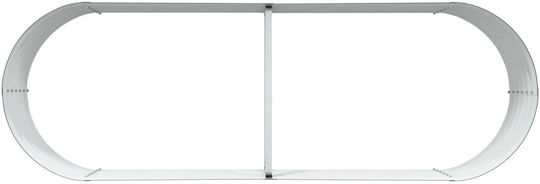vidaXL Pot Metallic Brown 240x80x44cm.