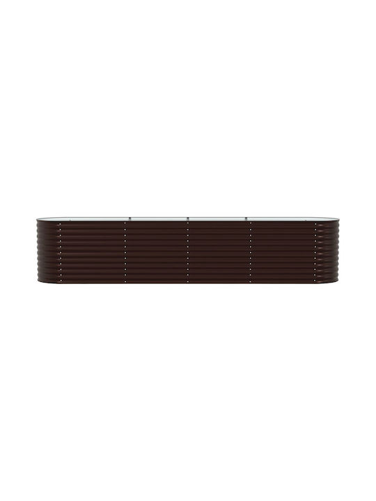 vidaXL Pot Metallic Brown 400x80x81cm.