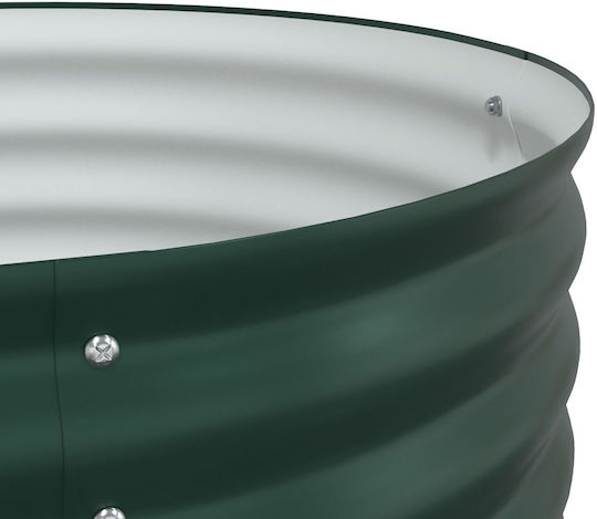 vidaXL Pot Metallic Green 320x80x44cm.