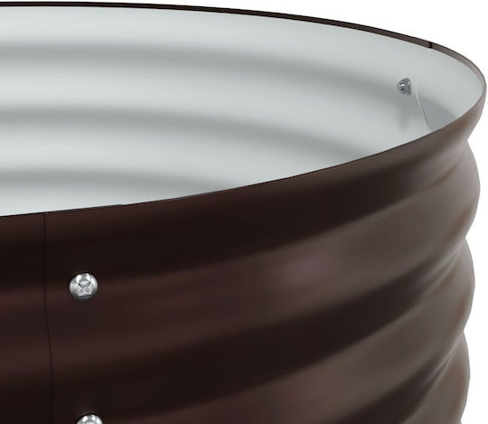 vidaXL Pot Metallic Brown 320x80x44cm.