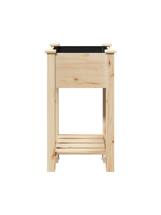 vidaXL Pot Wooden 45x45x76cm.