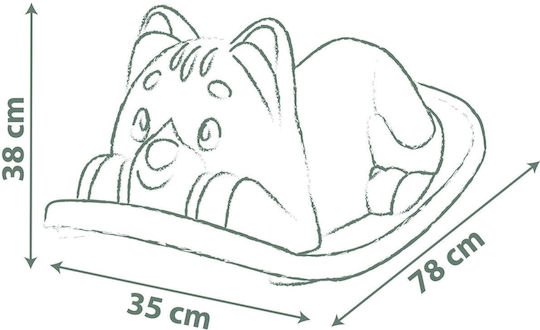 Smoby Гъсеничен Трион Life Cat Rocker Зелен