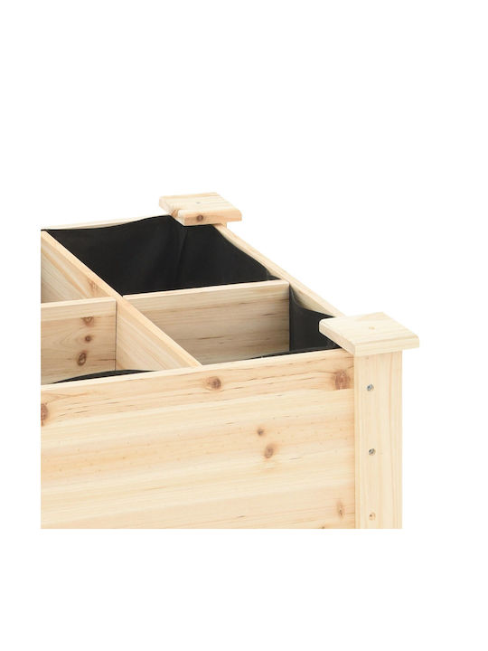 vidaXL Ghiveci Lemn 203x53x76cm.