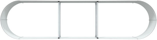 vidaXL Pot Metallic Brown 320x80x44cm.