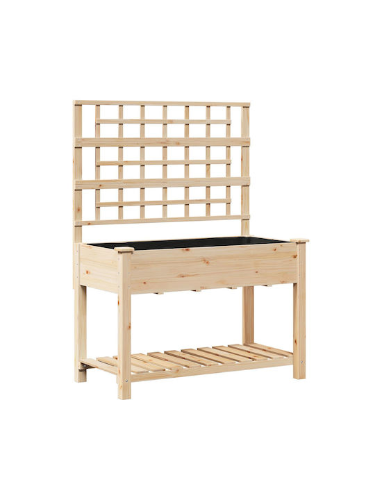 vidaXL Pot Wooden 115x59x152cm.
