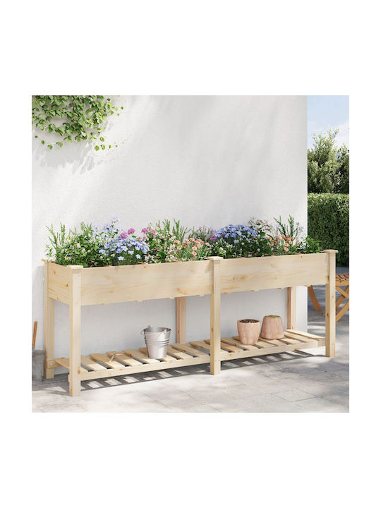 vidaXL Ghiveci Lemn 203x53x76cm.
