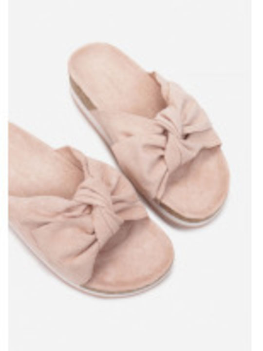 Sandale Casual Damă Flatforme Roz