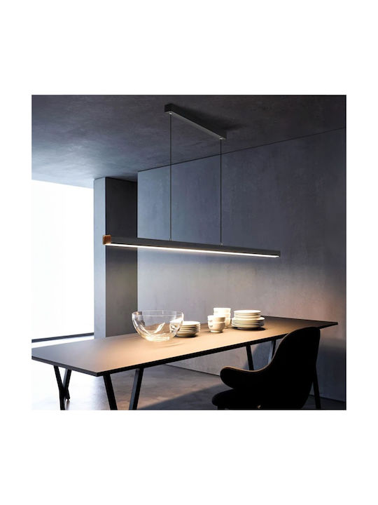 Toolight Κρεμαστό Φωτιστικό Μαύρο LED