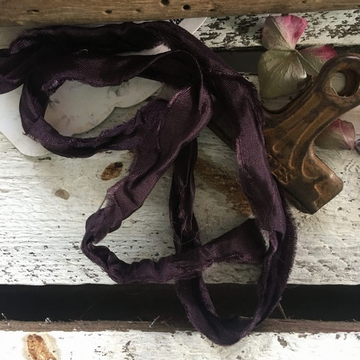 Κορδέλα Old Vintage Plum 1,2m