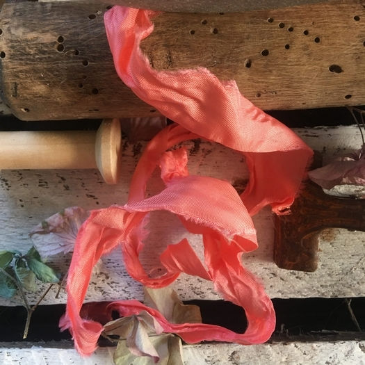Panglică Coral Vintage Veche 1,2m