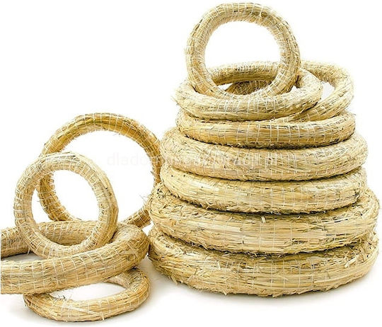 Στεφάνι Χόρτο Φυσικό 25/4cm