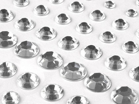 Self-Adhesive Crystal Pearls Base 6-12mm 91 Pcs