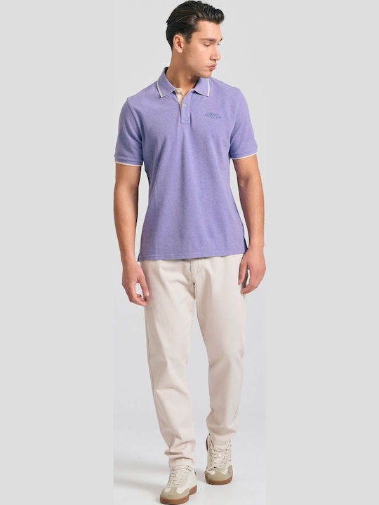 Polo Short Sleeve Blouse Dahlia Purple Mel