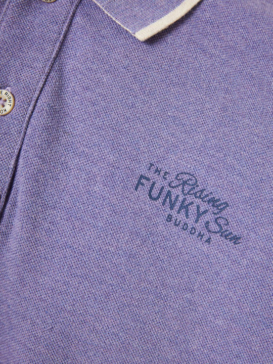 Polo Short Sleeve Blouse Dahlia Purple Mel