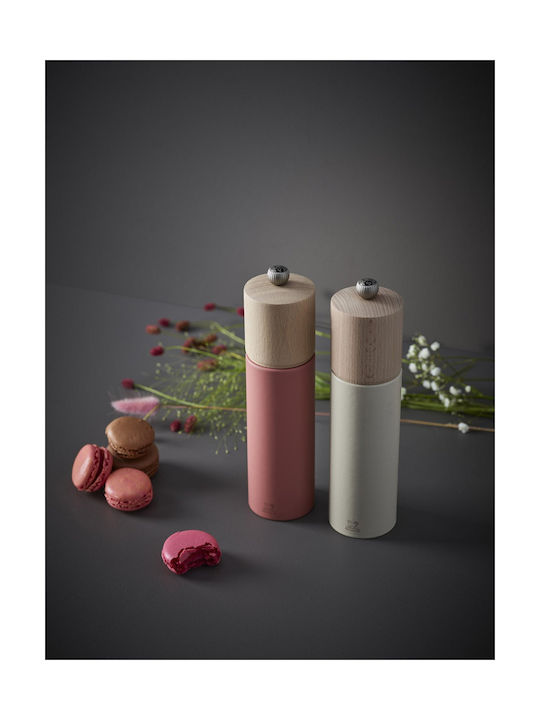 Peugeot Boreal Manual Set Spice Mills made of Wood in Pink Color 21cm 1pcs