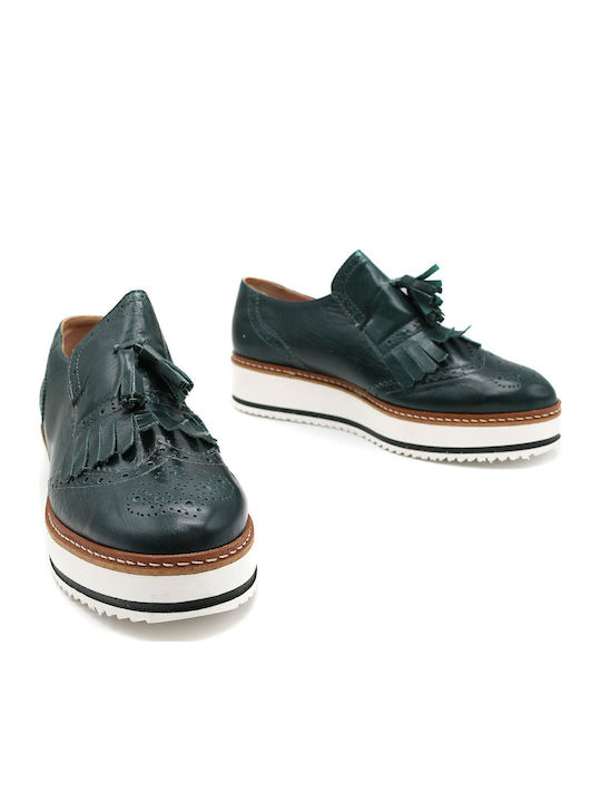 Women's Moccasins in Khaki Color