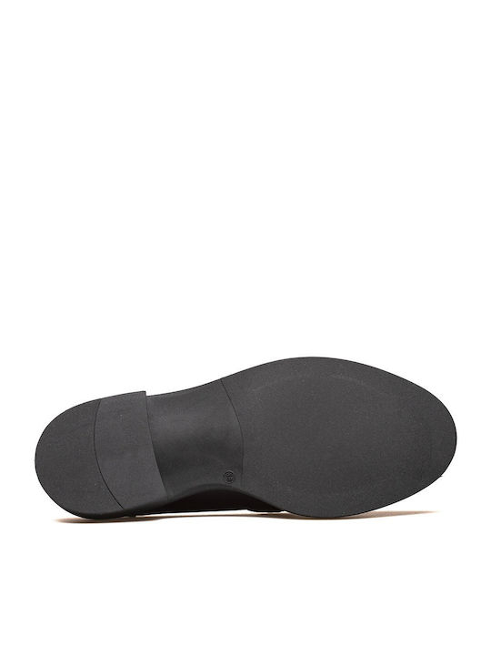 Δερμάτινα Γυναικεία Loafers σε Μπορντό Χρώμα