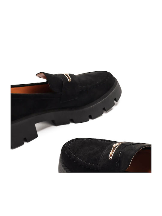 Damen Loafers in Schwarz Farbe