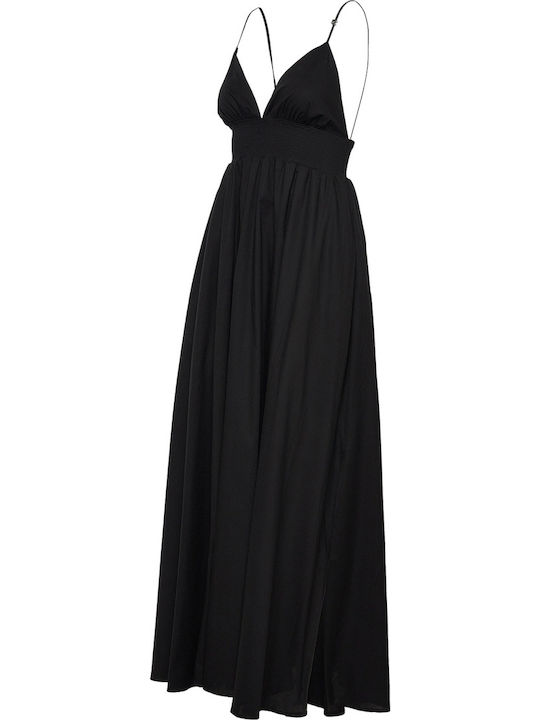 Summer Maxi Evening Dress Black
