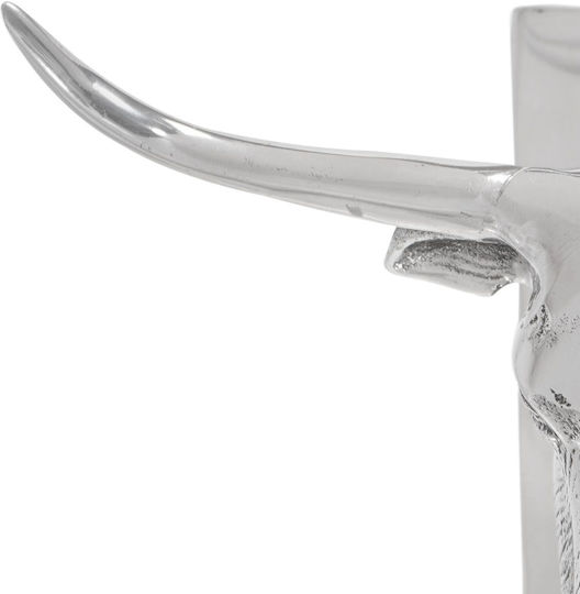 Metallic Bookend in Silver Color 2pcs 15.5x20x21.5cm
