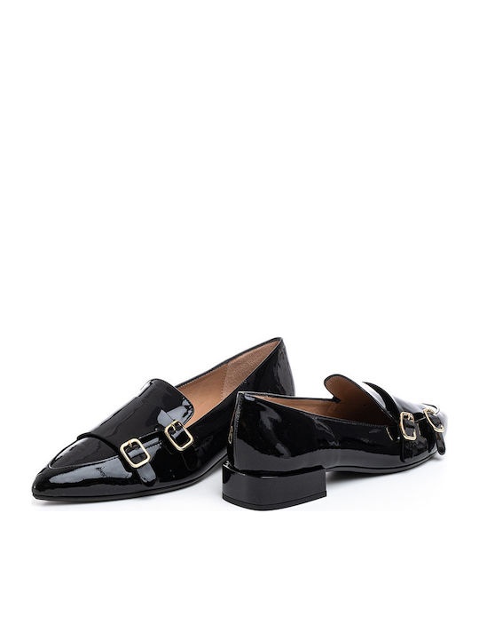 Λουστρίνι Γυναικεία Loafers σε Μαύρο Χρώμα