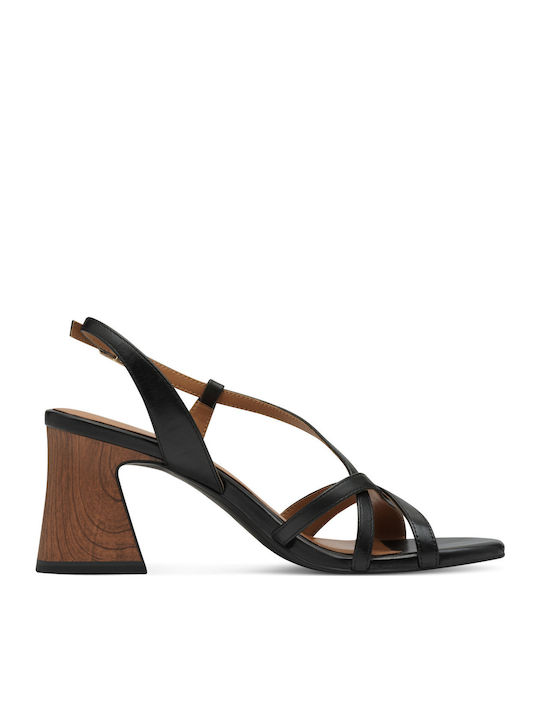 Leather Sandals Black
