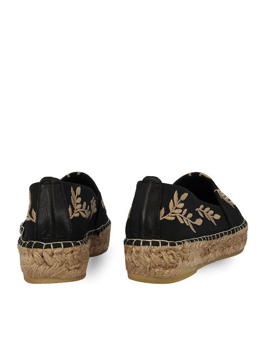 Women's Fabric Espadrilles Black
