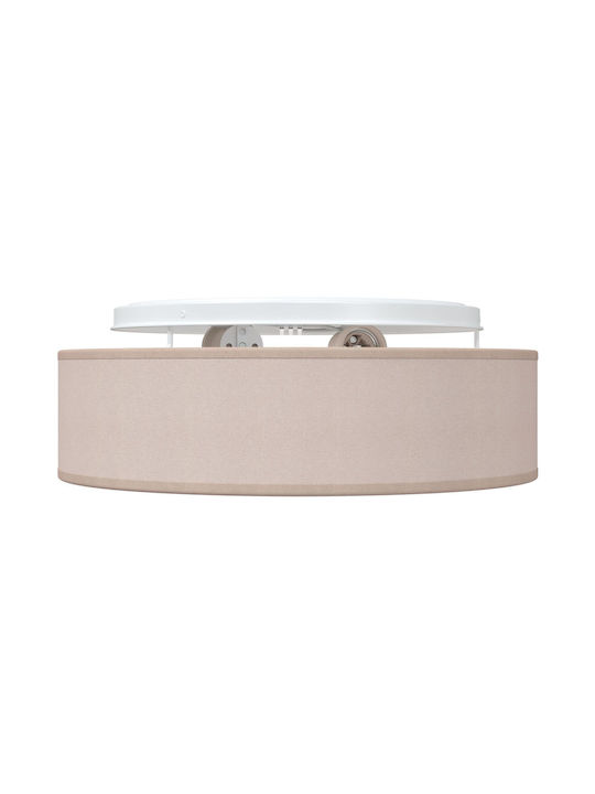 vidaXL Mount Ceiling Light 38cm Brown with E27 Lamp Adapter