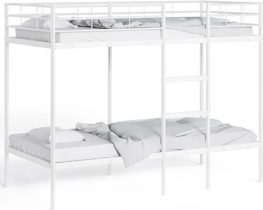 Kinderbett Koje Einzeln Weiß für Matratze 80x200cm