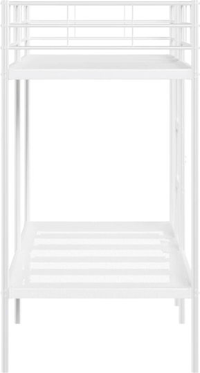 Kinderbett Koje Einzeln Weiß für Matratze 80x200cm