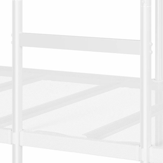 Kinderbett Koje Einzeln Weiß für Matratze 80x200cm