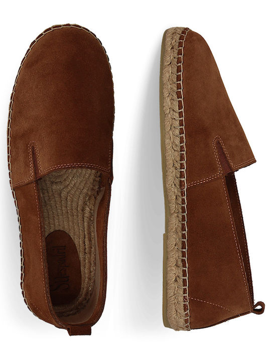 Damen Espadrilles in Tabac Braun Farbe