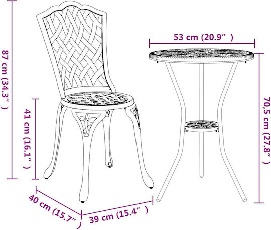 Dining Room Set 3 Pieces White Dining Room Set 3 Pieces White