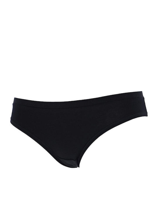 Mini Βαμβακερά Γυναικεία Slip 3Pack Μαύρο